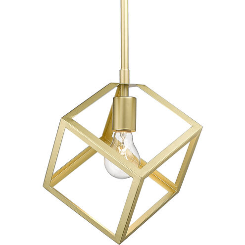 Cassio 1 Light 11 inch Olympic Gold Mini Pendant Ceiling Light